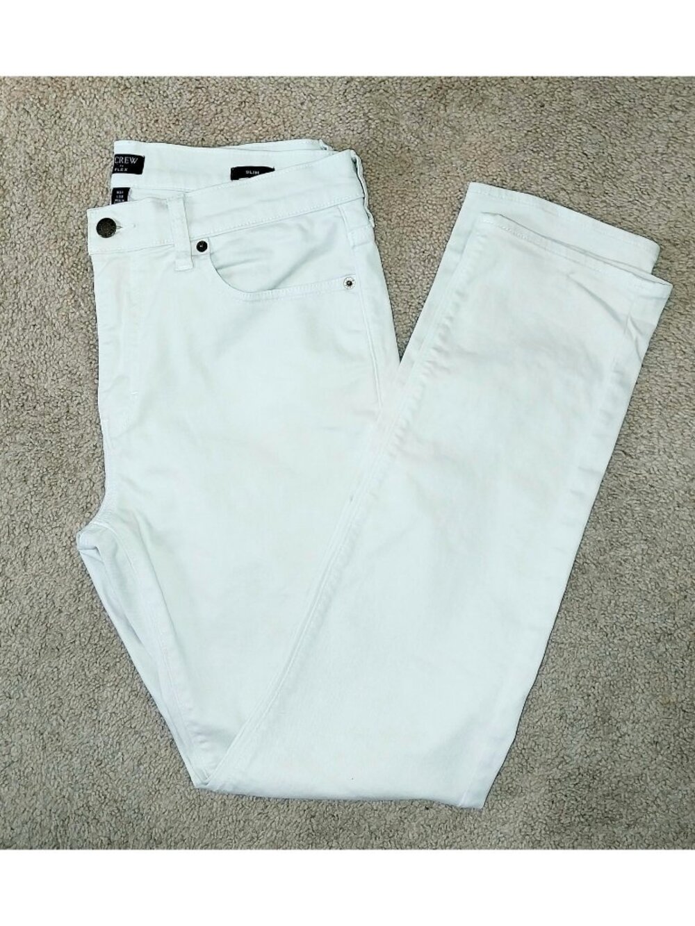 J. Crew Factory Slim Men’s Jeans in White 31x32